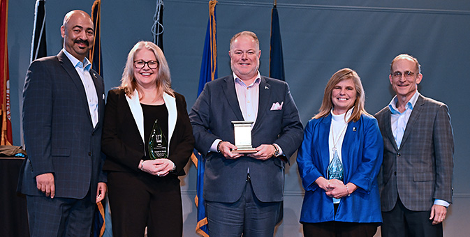 Goodwill President and CEO Jeanette Hoyer receives  international Sustainability Champion Award